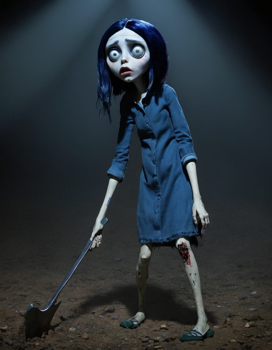 zombie, coraline jones, horror, animated movie, undead, supernatural, fictional character