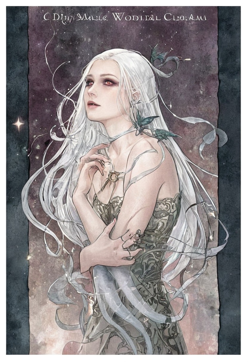 elf, traditionalart, fantasyart, gothic, dark, darkfantasy, emptyness, fantasy, spiritualart, spirituality, watercolor, watercolorpainting, watercolours, liquidfaestudios, erinewer