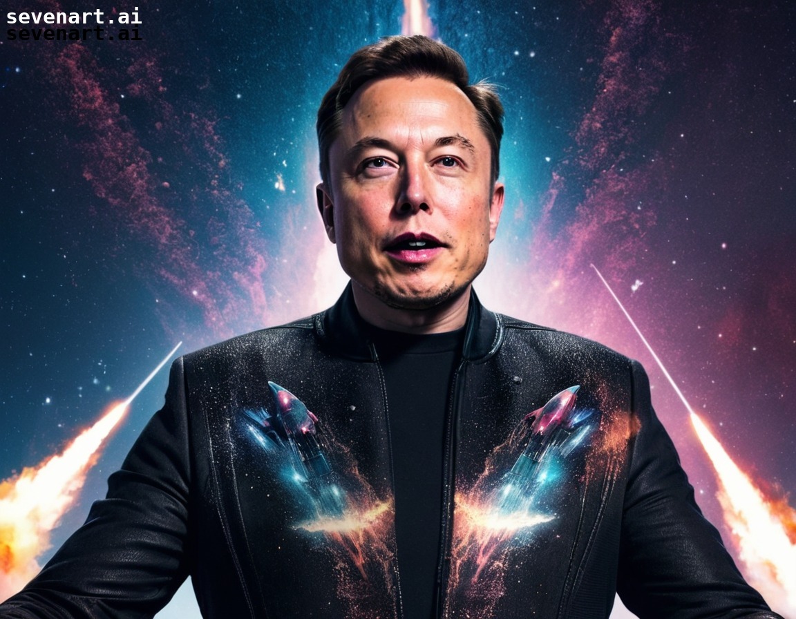 elon musk, rocket ship, space, glitter, technology, elonmusk, musk