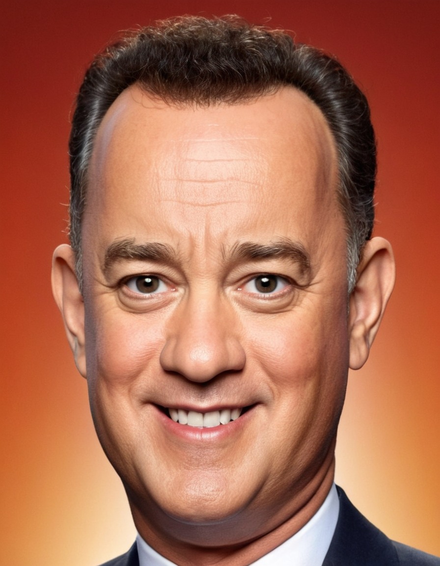 tom hanks, caricature, funny, comedy, actor, celebrity, humor