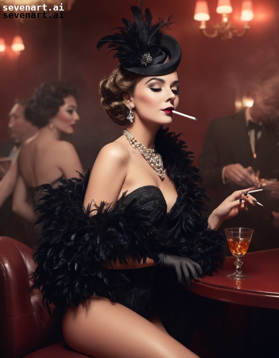 vintage, retro, glamour, jazz, nightlife, woman