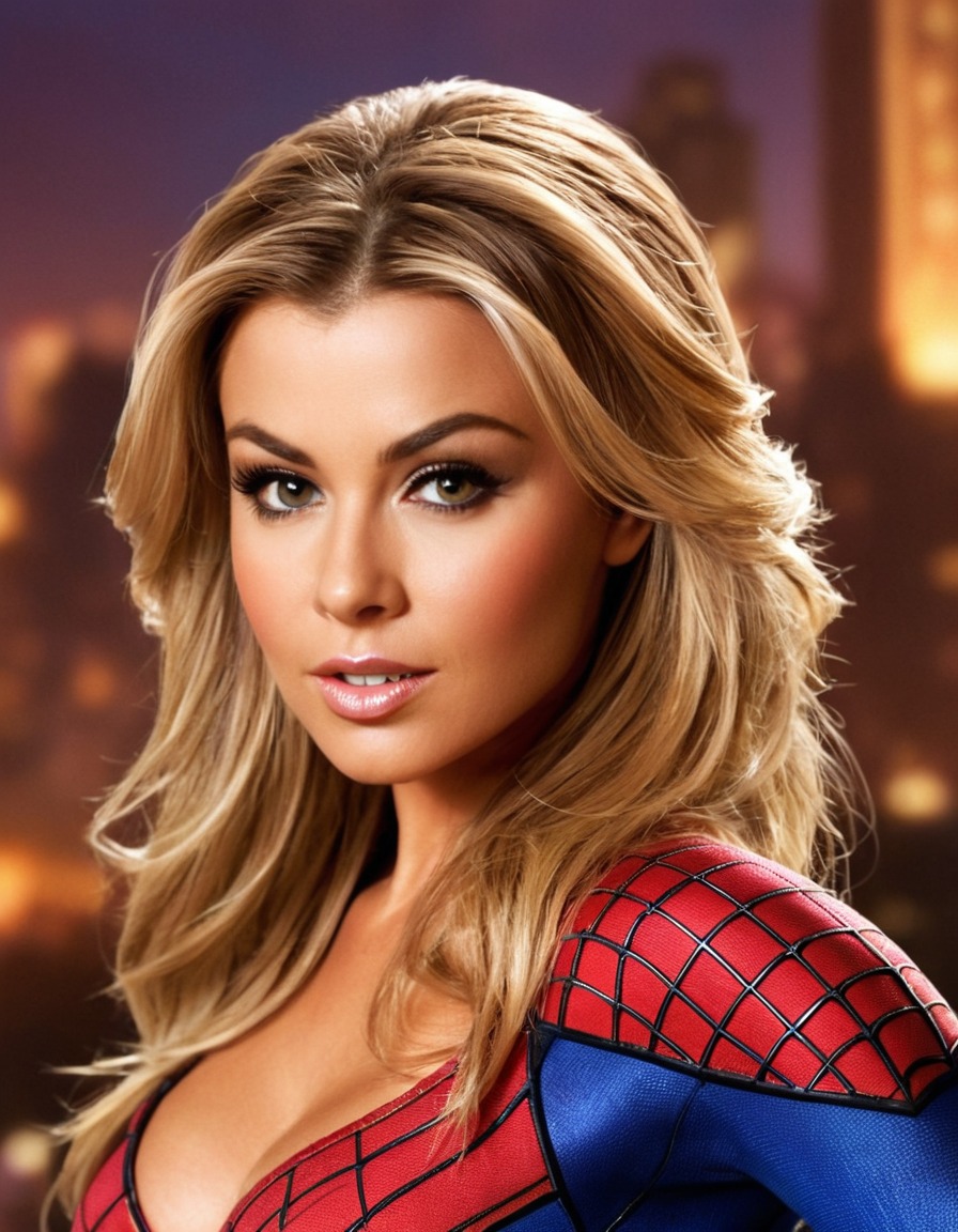 carmen electra, spiderman, actress, superhero, celebrity