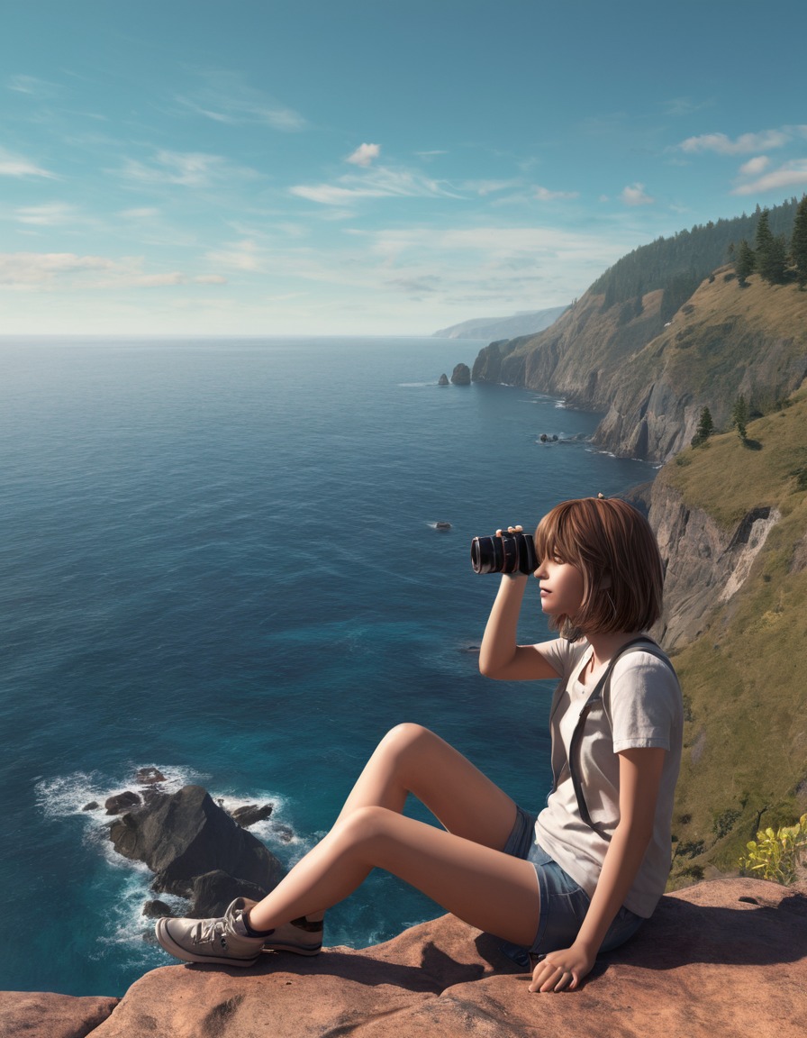 max caulfield, video game, life is strange, photography, ocean viewing, games, girls from games