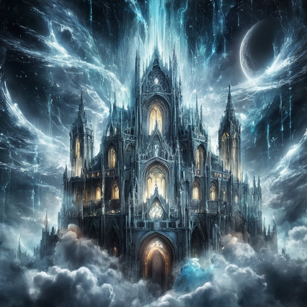 digitalart, magic, fantasyart, architecture, horror, conceptart, epic, gothic, castle, portrait, scifi, surreal, darksky