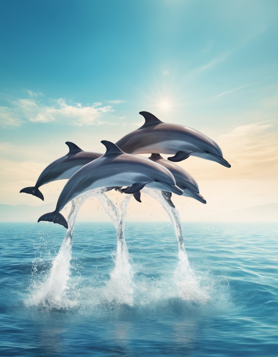 marine life, dolphins, ocean, nature, wildlife