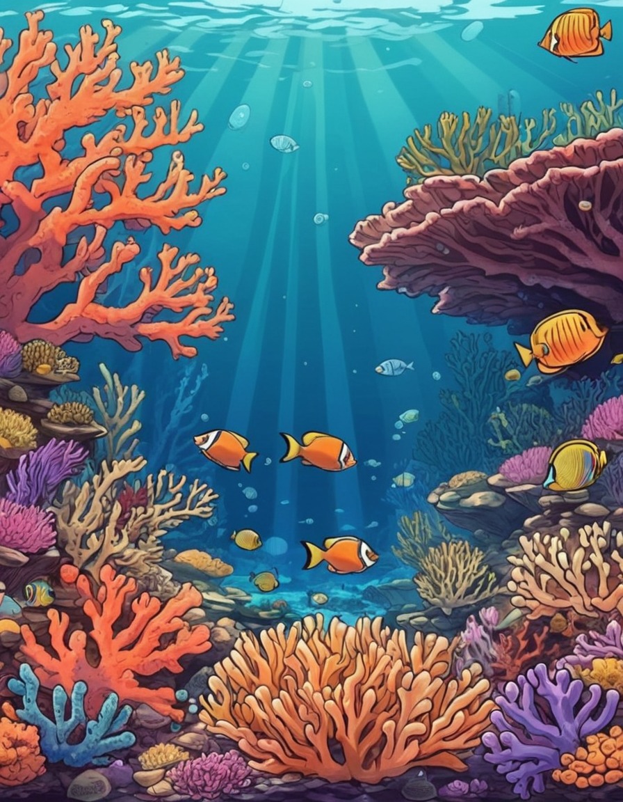 nature, coral reef, marine life, ecosystem, ocean, biodiversity, marine conservation