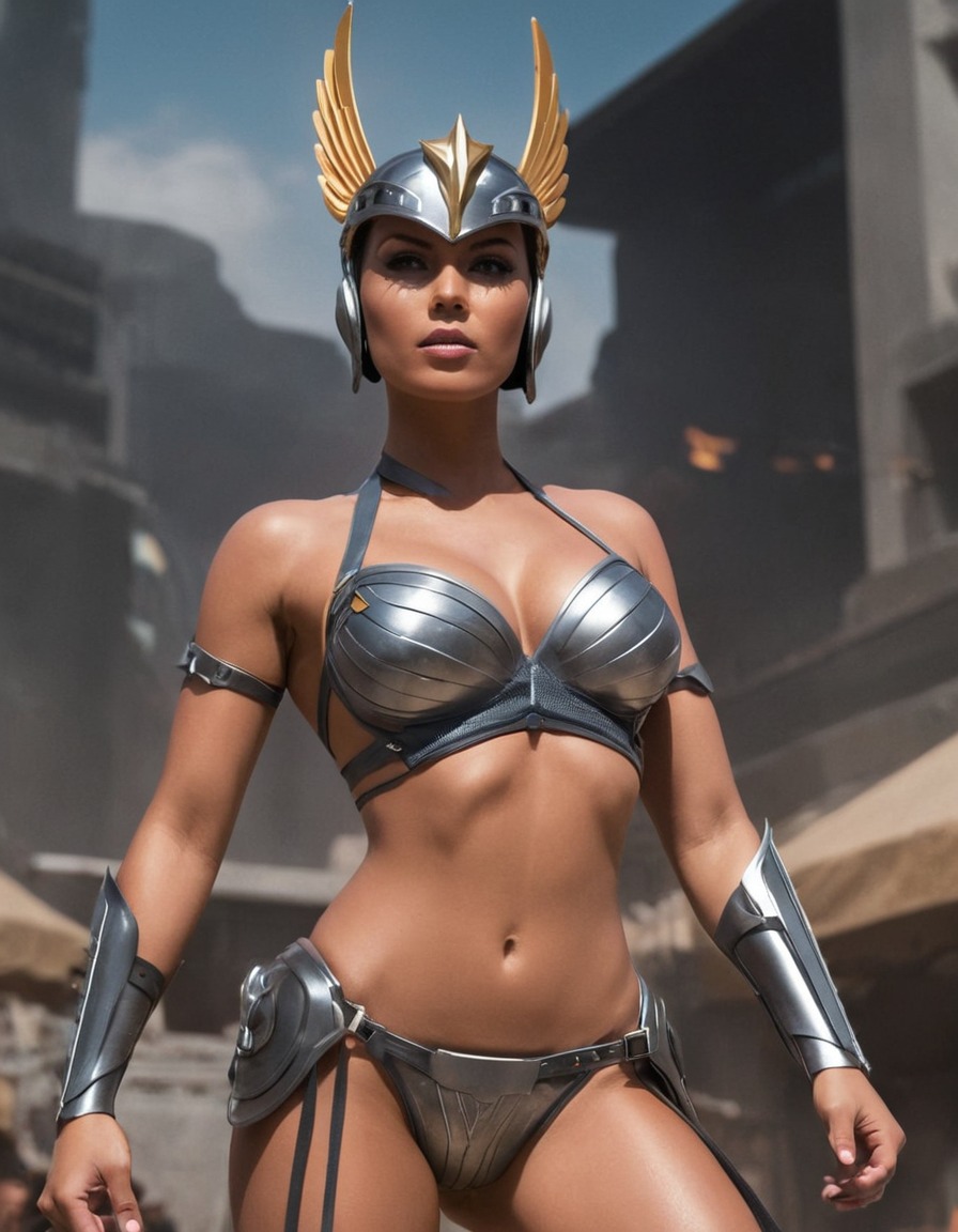 marvel, valkyrie, superhero, bikini, fanart, superheroine