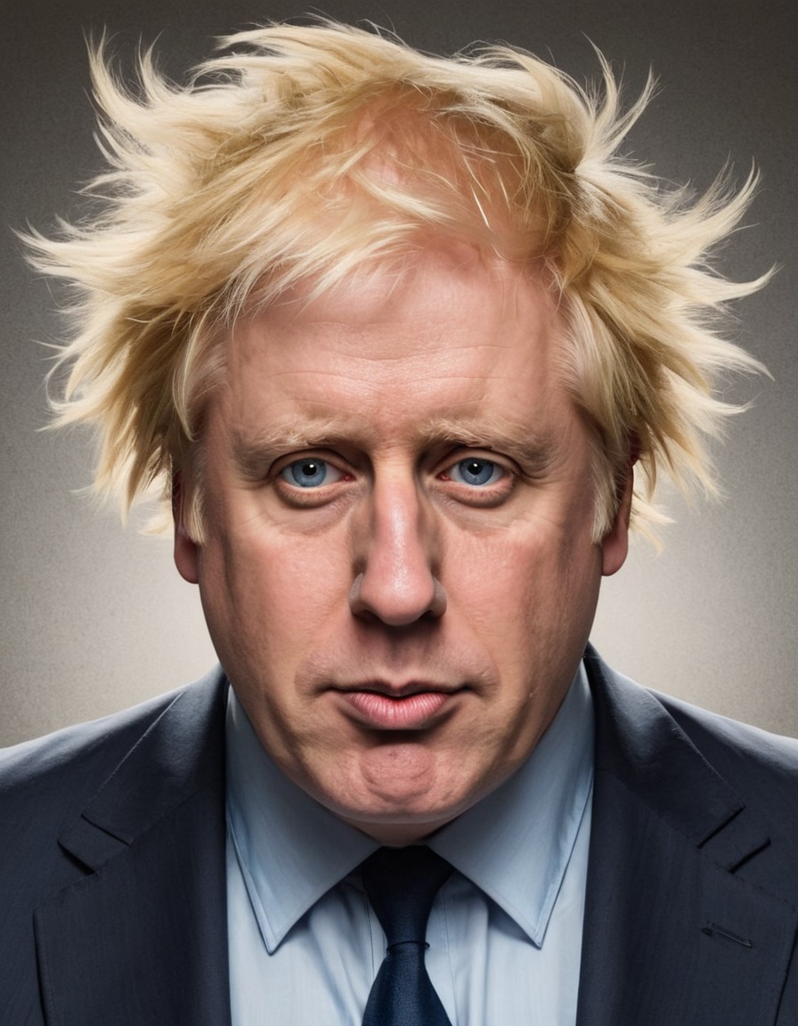 boris johnson, caricature, political figure, pop culture icon, politics