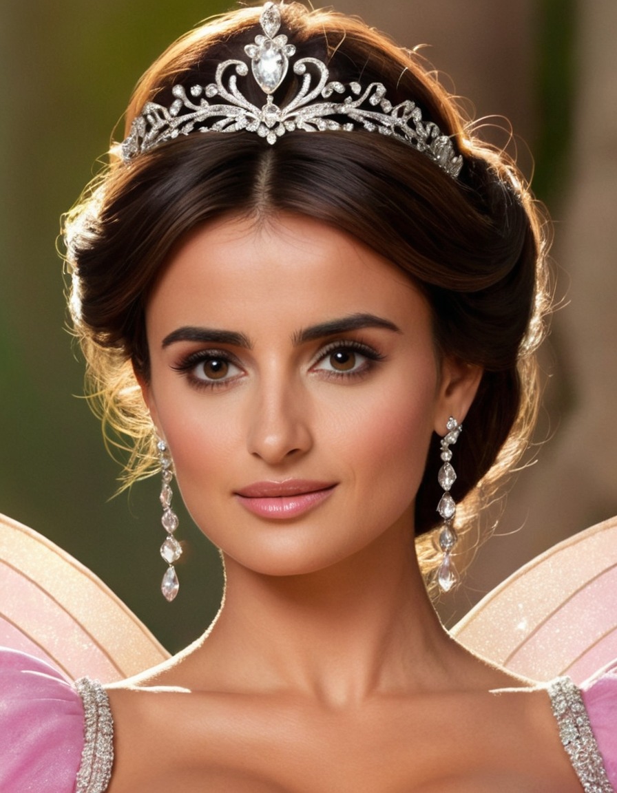 penélope cruz, actress, celebrity, disney princess, fairy tale, beauty, glamour