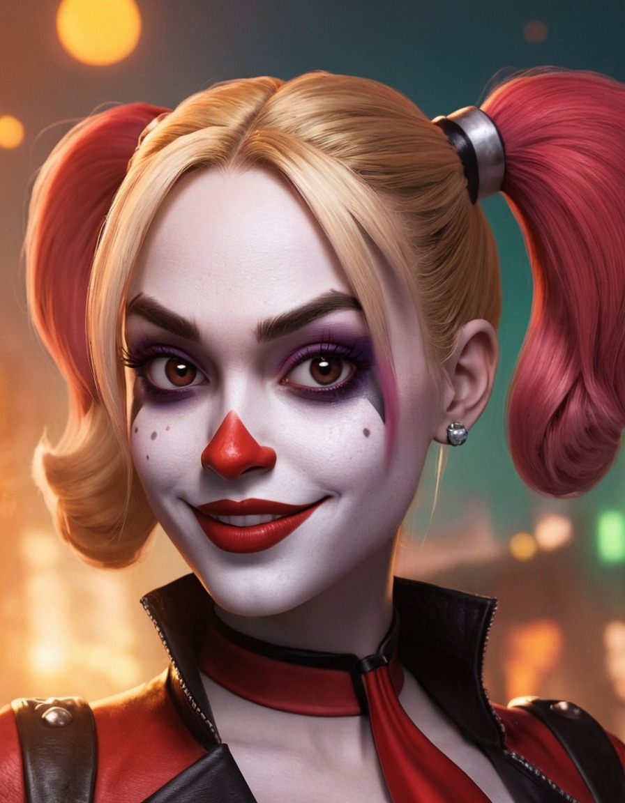 fun, harley quinn, dc comics, funny, caricature