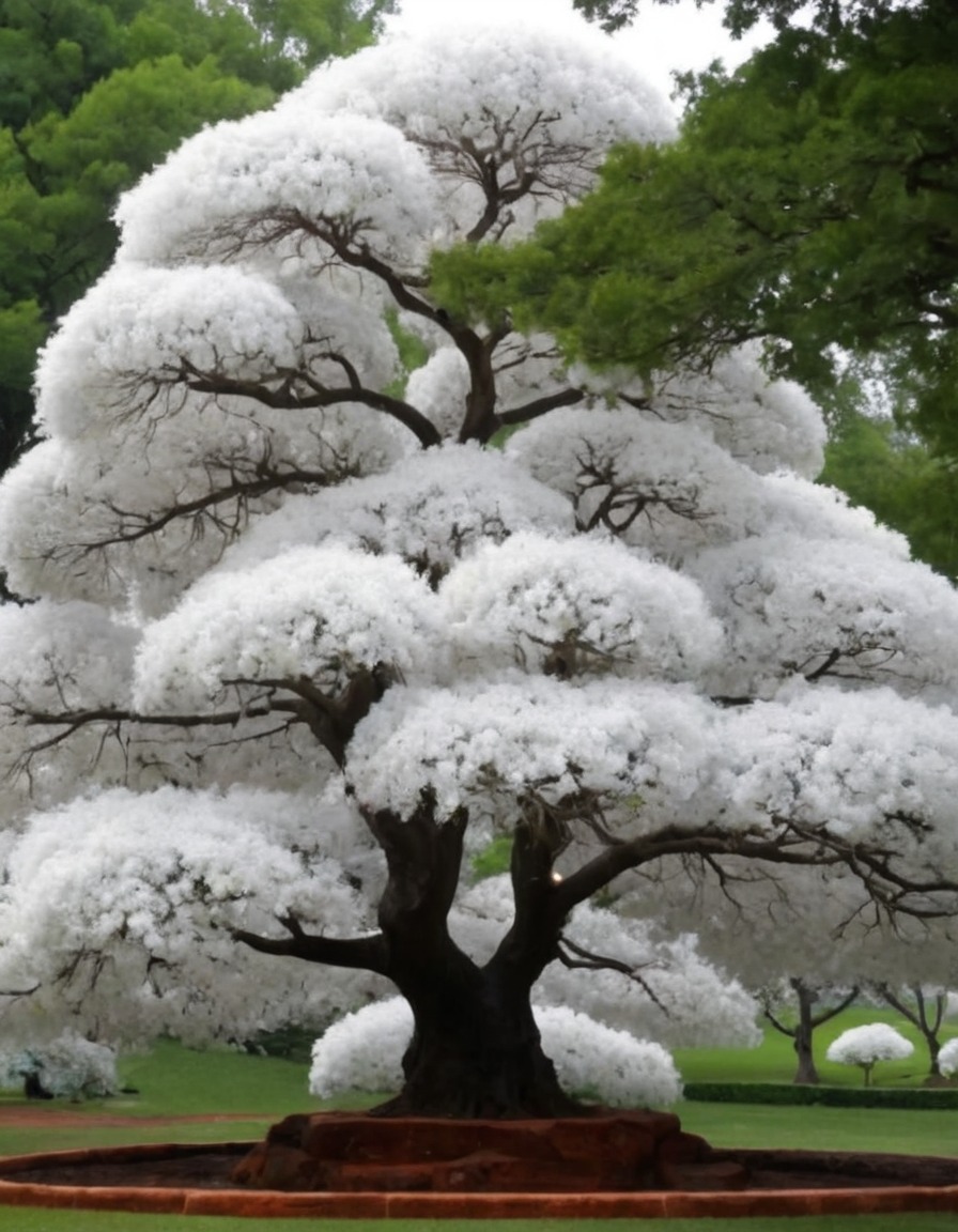 asian trees, white blossoms, chinese fringetree, deciduous trees, fringe-like blooms, snowy white caps, beautiful trees, wow, nature, gardening, worthy of travel