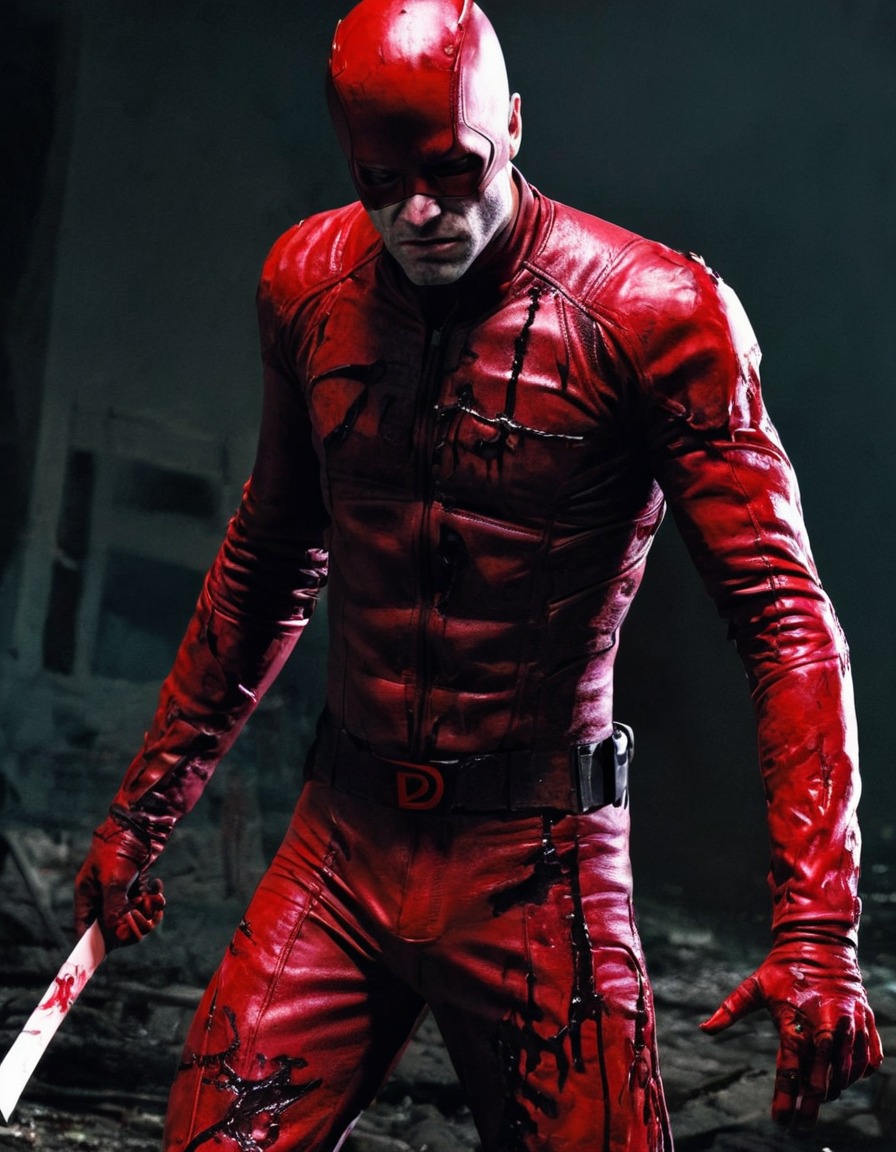 daredevil, superhero, zombie, undead, marvel comics, marvel