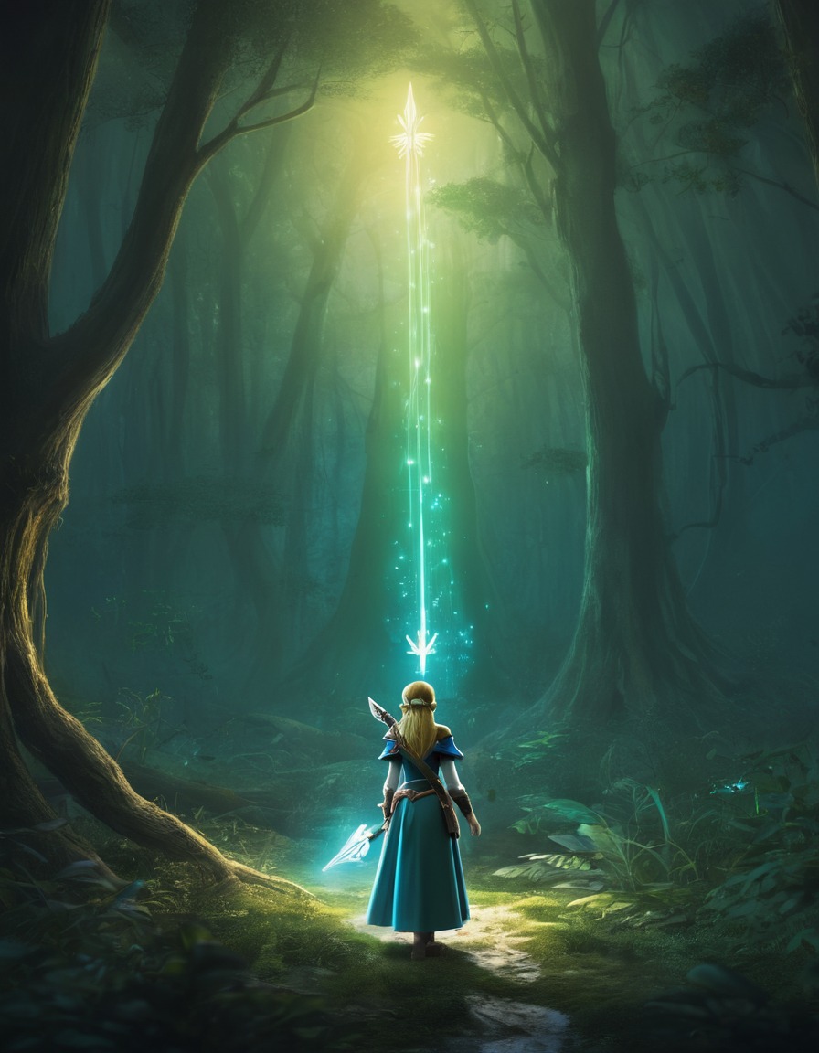 fantasy, princess, legend, mystical, forest, games, girls from games