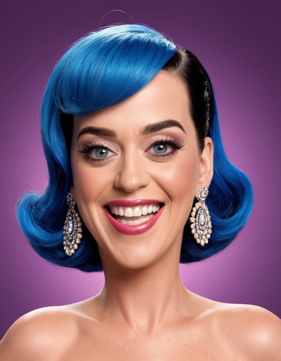 katy perry, celebrity, caricature, pop star, musician, funny, cartoon