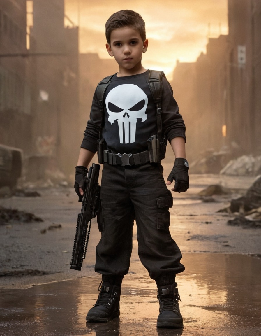 frank castle, the punisher, marvel comics, vigilante, tragic past, origin story, childhood trauma