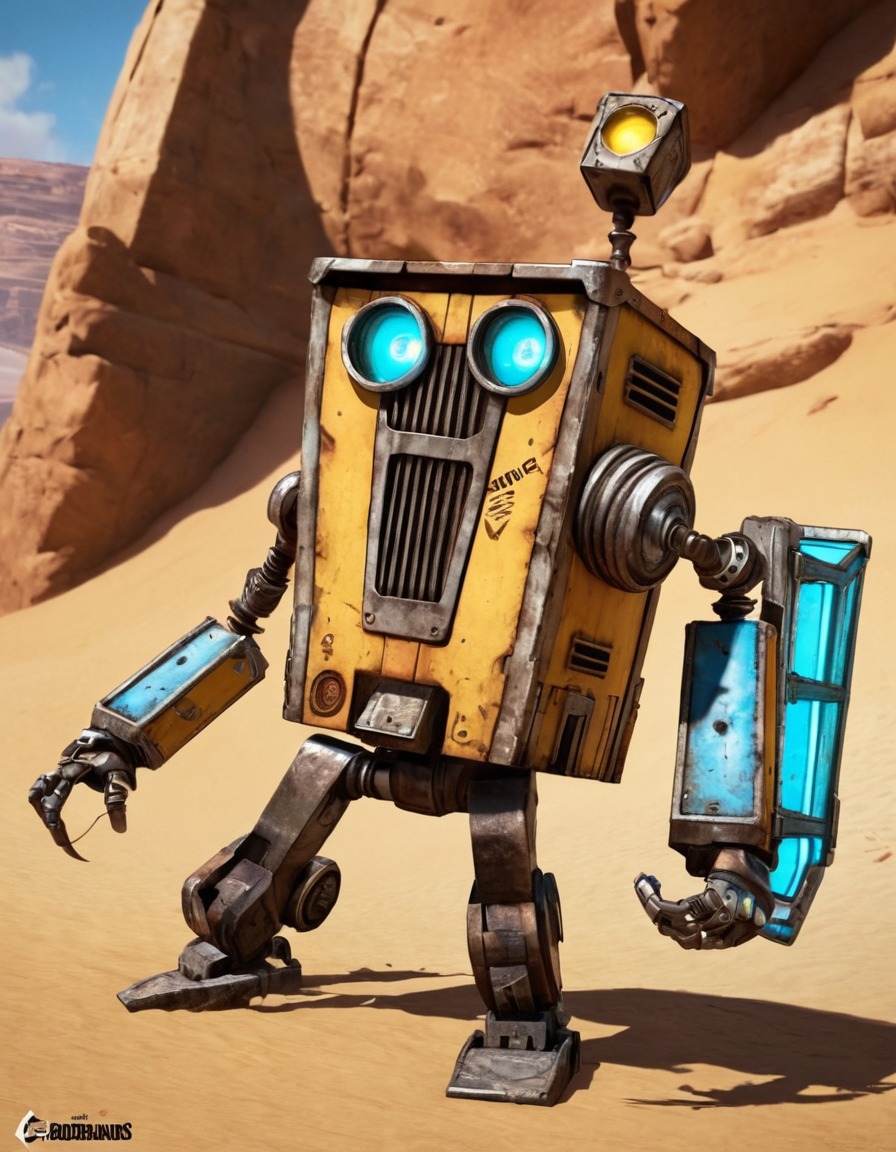 video games, claptrap, borderlands, dance routine, robots, games, movies