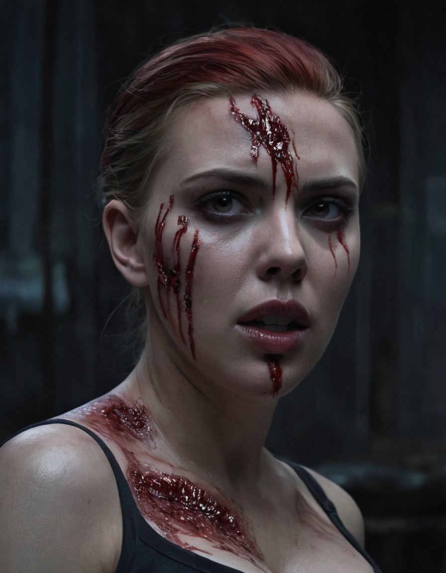 scarlett johansson, zombie, horror, actress, undead, craving, transformation, celebrities