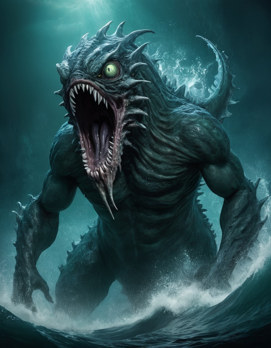 scylla, mythology, monsters, greek mythology, sea monster, horror, legend