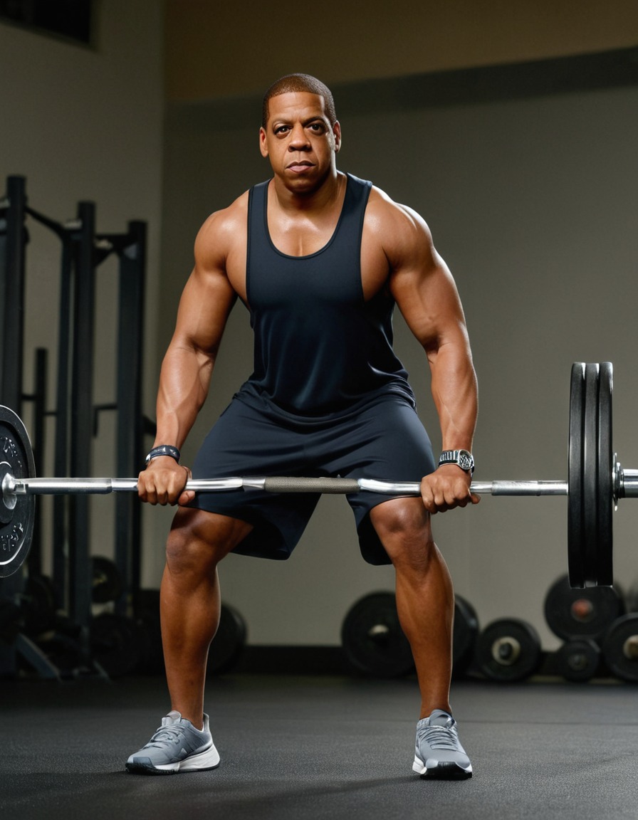 jay-z, gym, weightlifting, celebrity, fitness