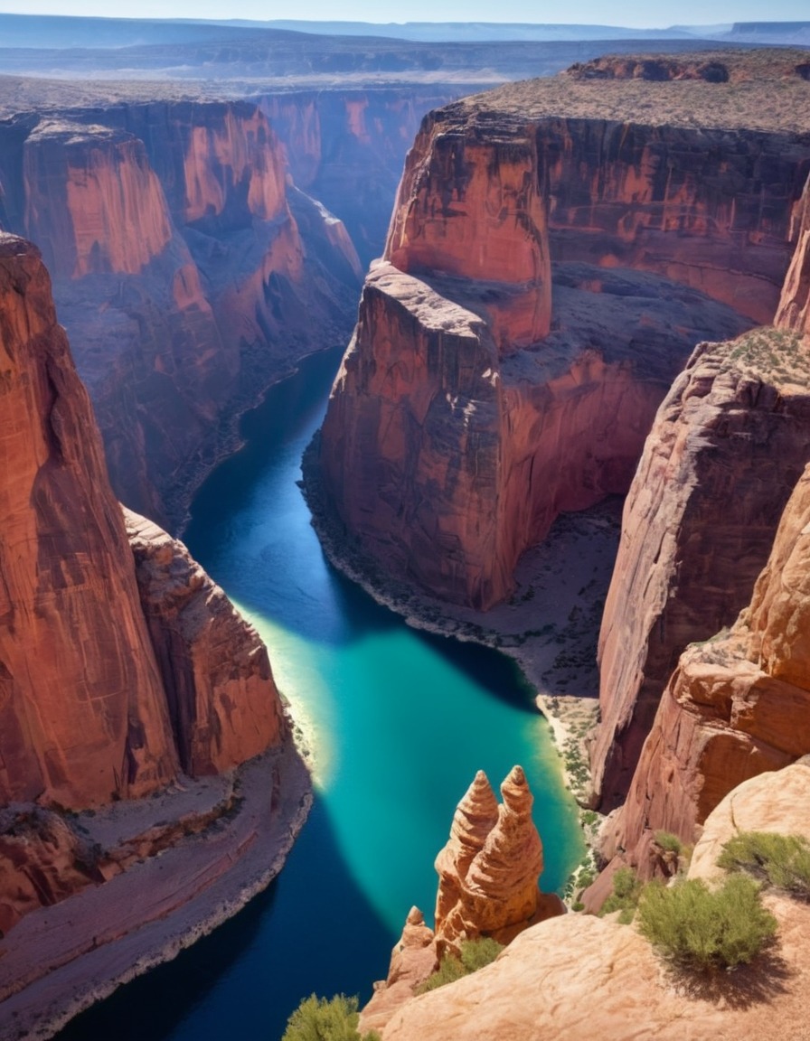 nature, canyon, beautiful, scenic view