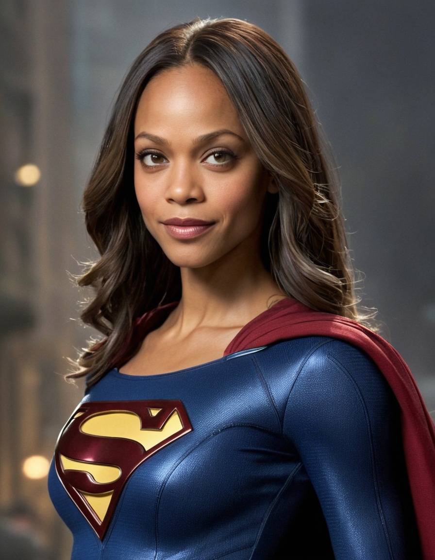 zoe saldana, supergirl, actress, hollywood, superhero, women in entertainment