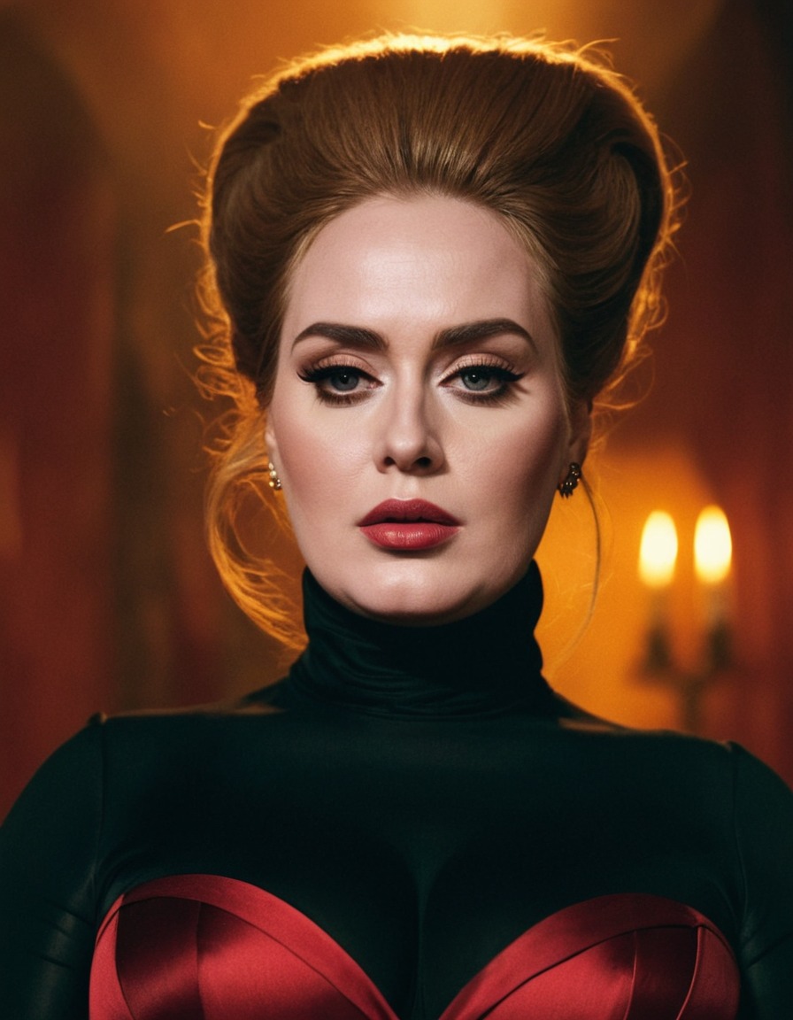 adele, evil villain, music, pop culture, celebrity, singer, entertainment