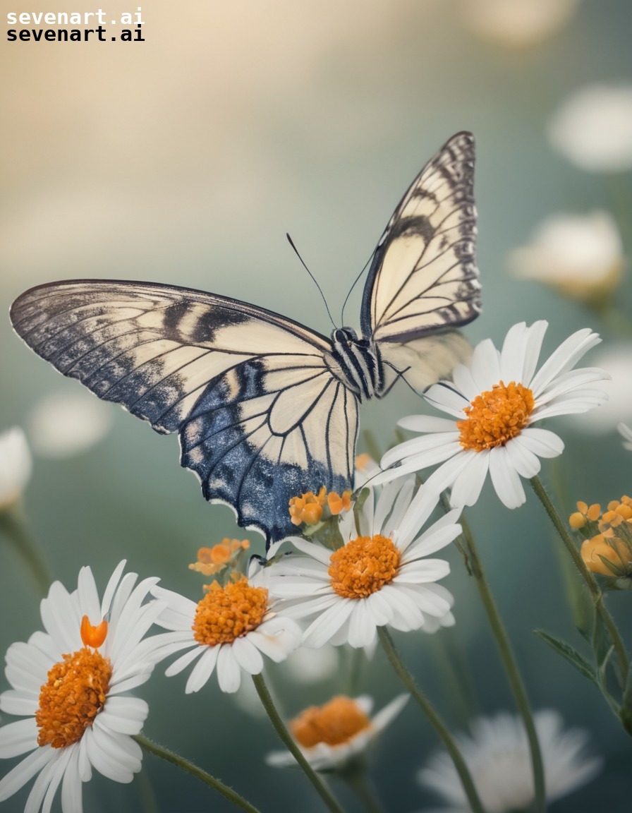 nature, wildlife, butterfly, flower, delicate