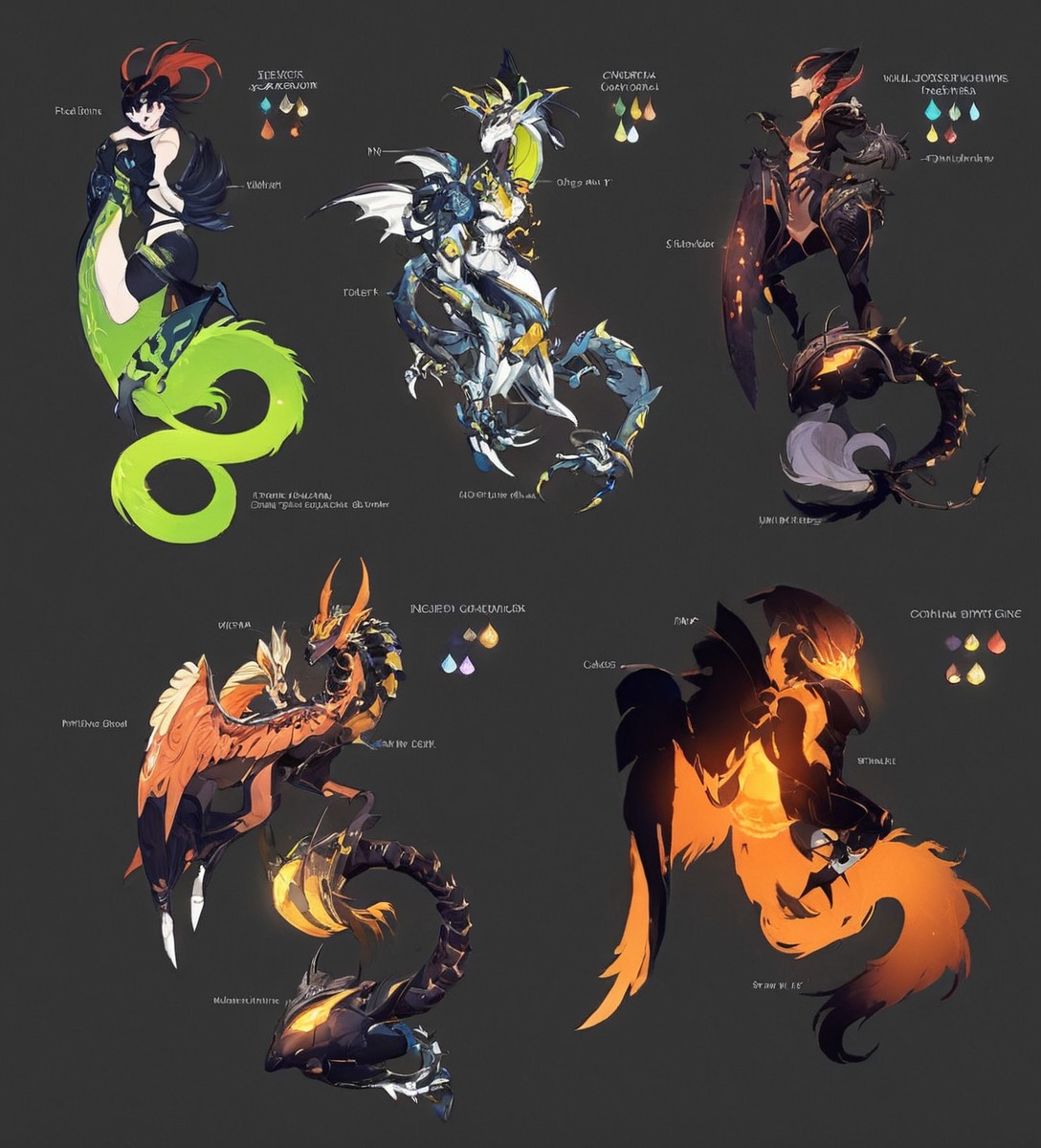 adopt, adoptable, dragon, feral, halloween, open, sfw