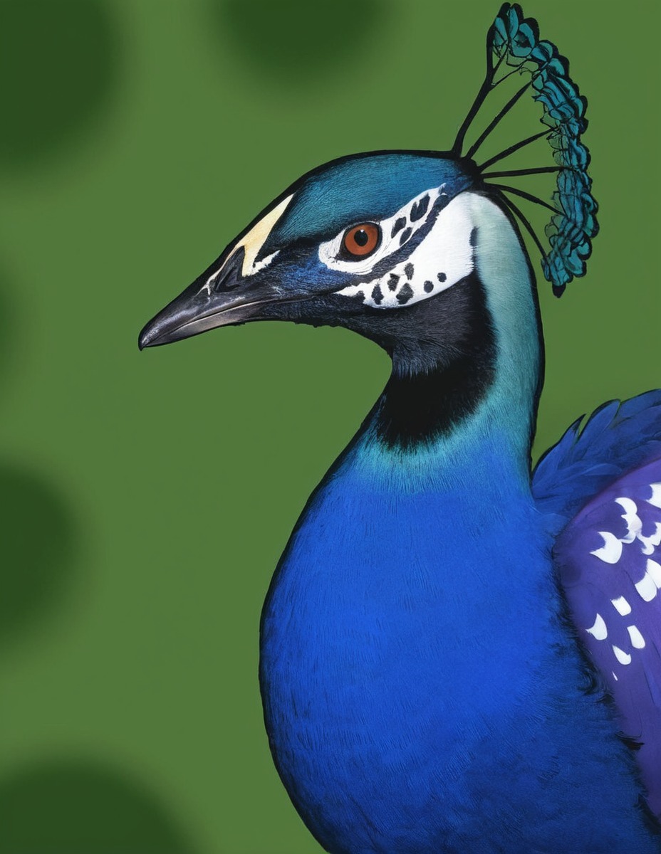 digitalpainting, animal, bird, digitalart, badge, digital, peacock, practice, practicedrawing, peacocktutorial