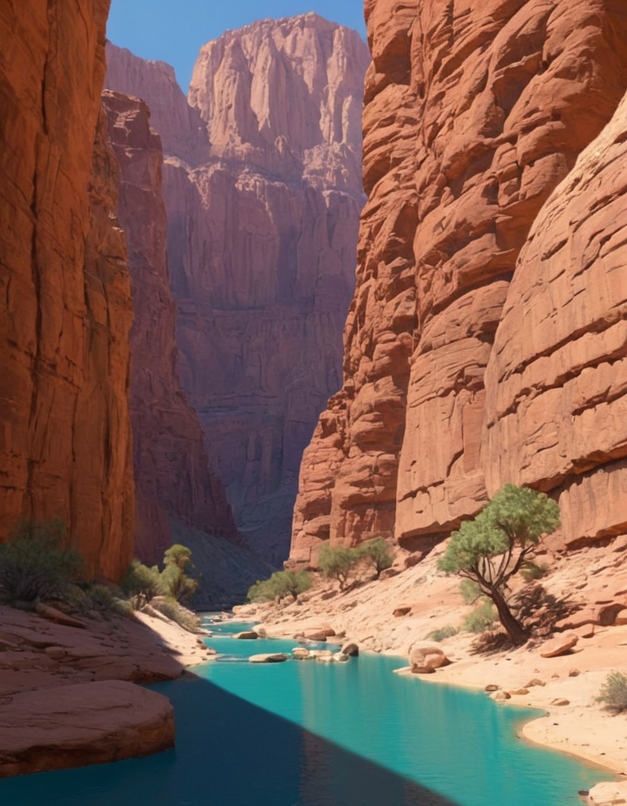 nature, canyon, beautiful, scenic, landscape, rock formations