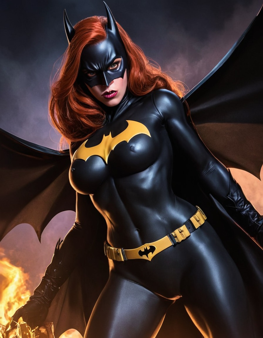 evil batgirl, dc comics, villain, antihero, bat-family, superpowers, dark