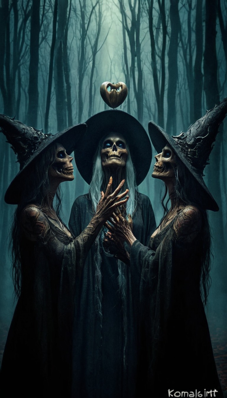 magic, horror, witch, spooky, supernatural, fantasyart, halloween, fanart, coven, dailychallenge