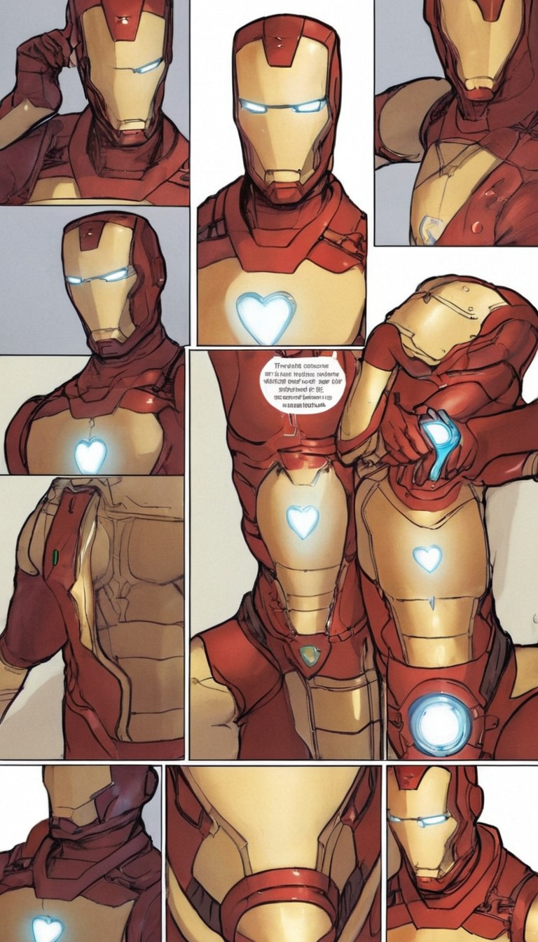 comic, dreamup, fanart, avengers, ironman, ai_art