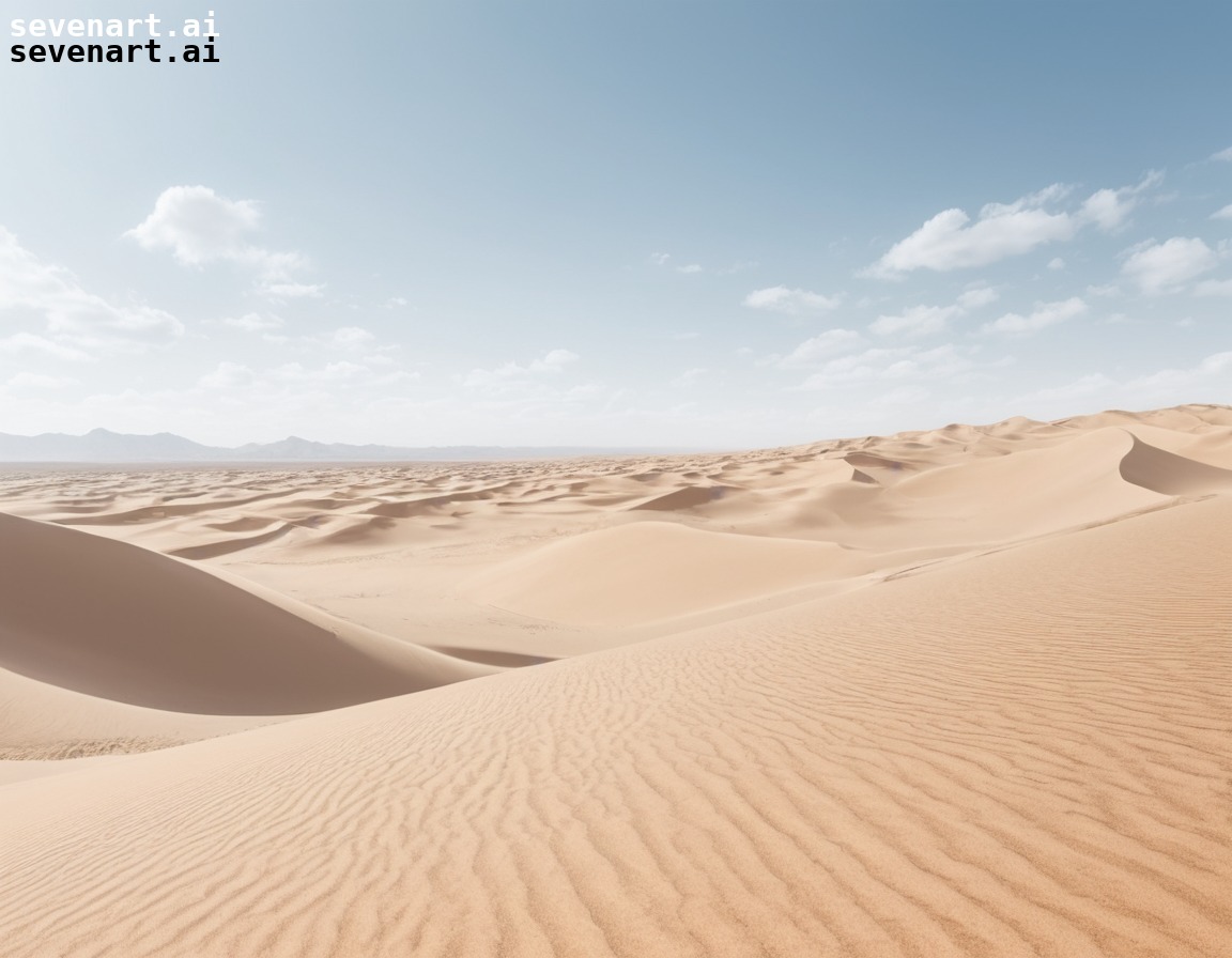 desert, sand dunes, arid, landscape, barren, dune