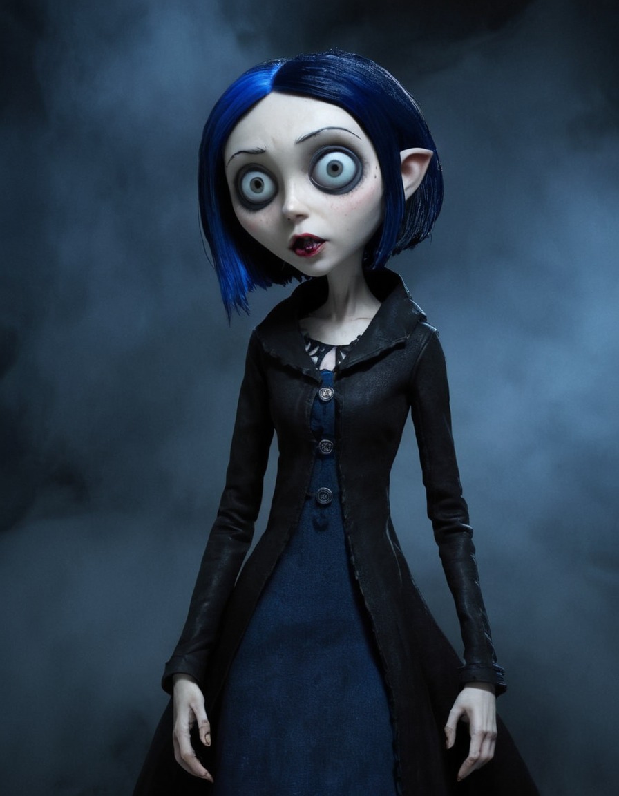 vampire, coraline jones, coraline, fictional character, dark fantasy, supernatural, transformation