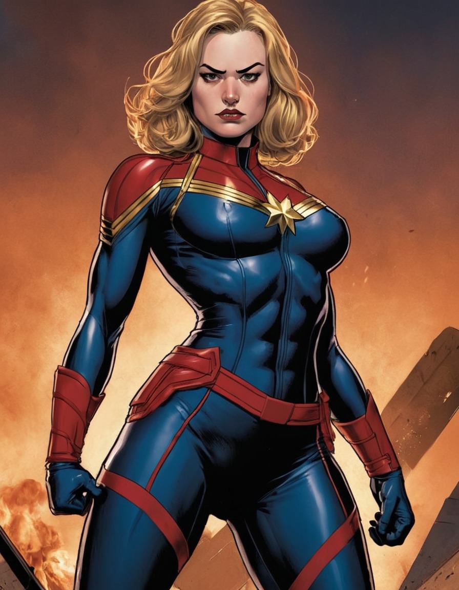 evil captain marvel, superhero, marvel comics, villain, comic book character