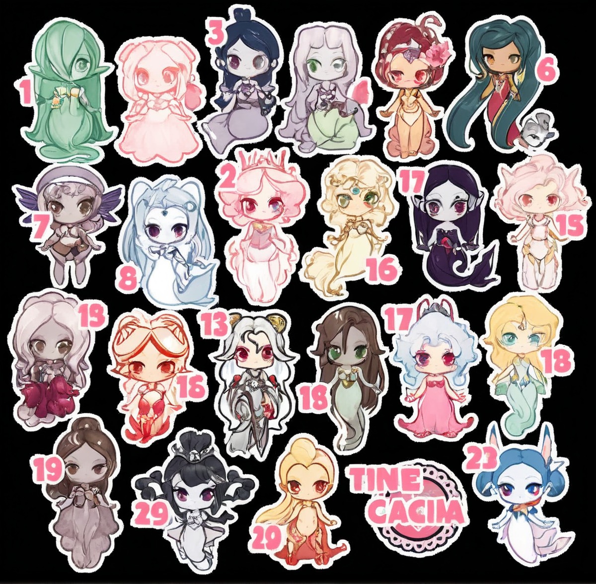 adopt, adoptable, anime, axolotl, character, cheap, chibi, cute, eel, humanoid, mermaid, mermaids, moe, octopus, open, originalcharacter, paypal, random, shark, simple, siren, gacha, potats, mermay, fixedpriceadopts, cutepotatoadoptshop, jellyfish, mermay2024