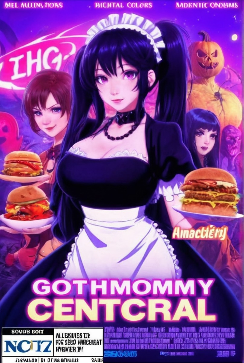 anime, goth, ihop, aigenerated