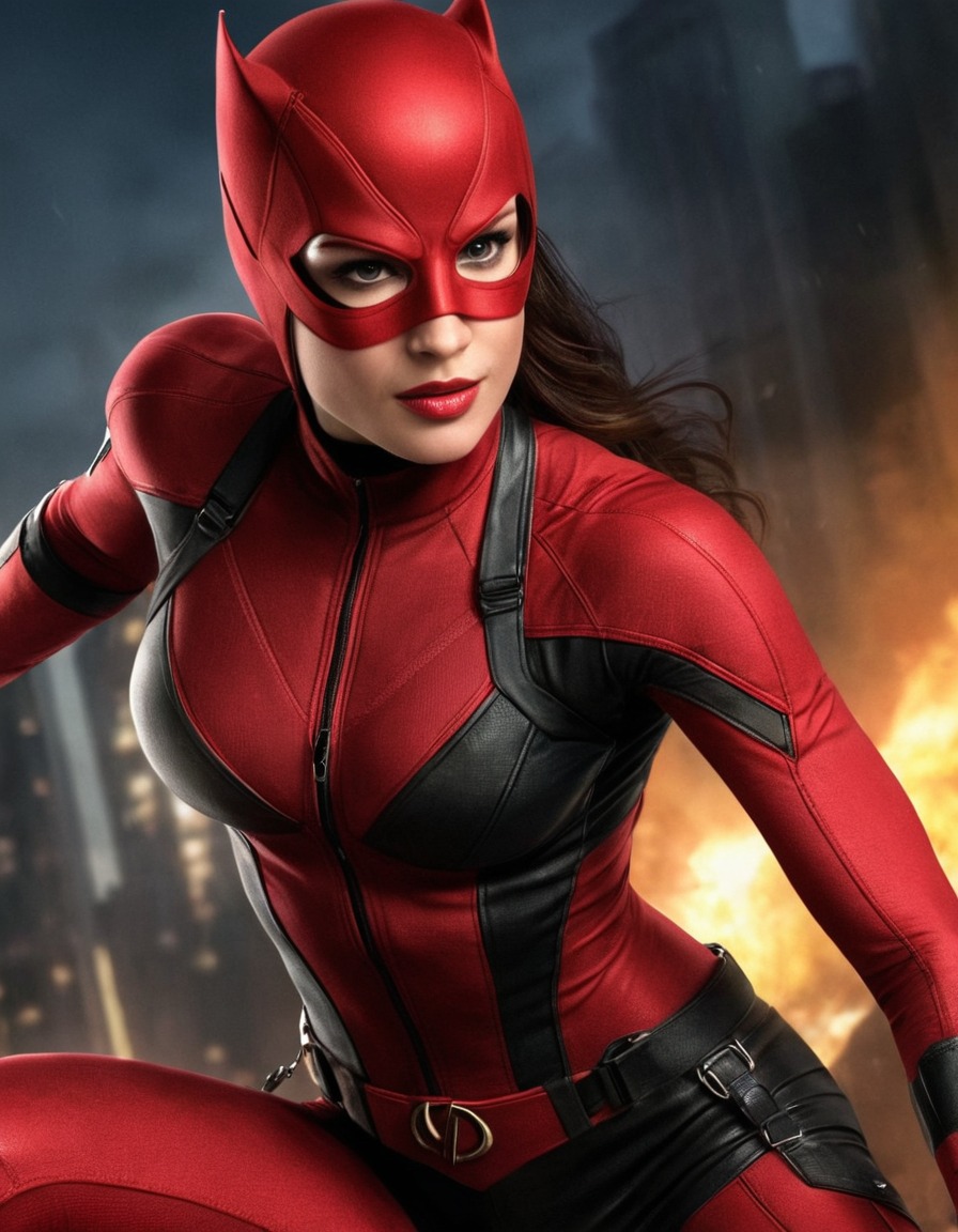 daredevil, female superhero, marvel comics, superhuman abilities, blind superhero, crime fighter