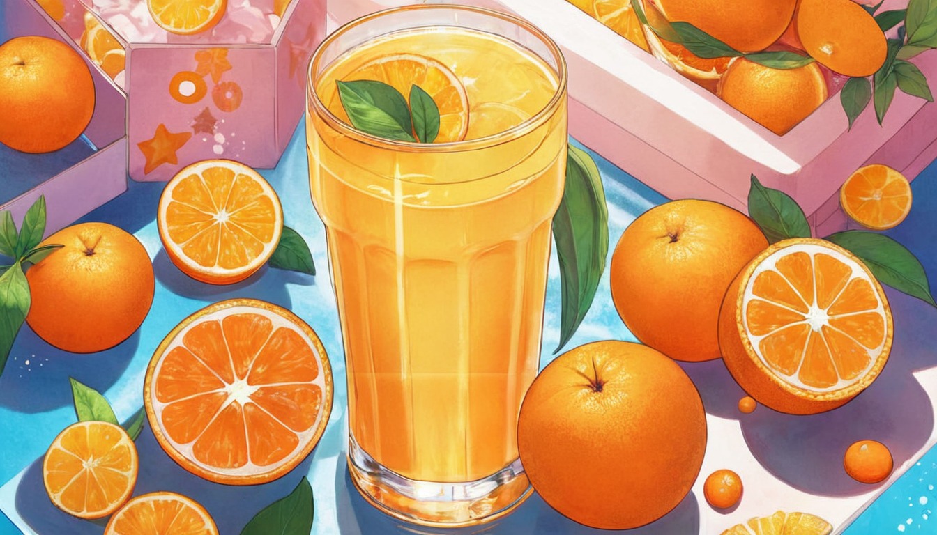 anime, wallpaper, dreamup, digitalart, animestyle, background, breakfast, drink, exclusive, fruit, fruits, healthy, juice, leaves, orange, orangejuice, oranges, pattern, picture, table, vibrantcolors, vividcolors, yummy, visualnovel, orangepattern, restaurantscene, orangedrink, animesstyle, juicepattern, orange_juice_pattern