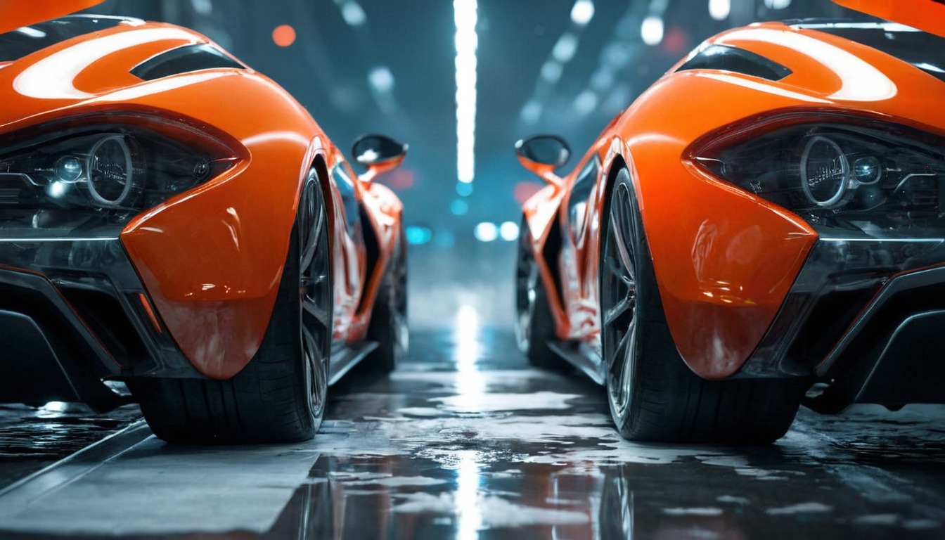 automobile, automotive, british, closeup, digitalart, hypercar, mclaren, mechanical, photorealism, supercar, unitedkingdom, vehicle, wallpaper, expensivecar, premiumdownload, 4kwallpaper, mclaren_p1, midjourney, synthography, taliusdesigns, p1_showdown, carassembly