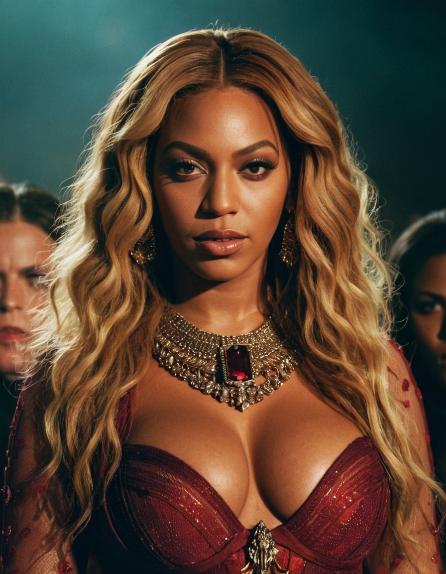 beyoncé, evil, villain, celebrity, music, image, seduction