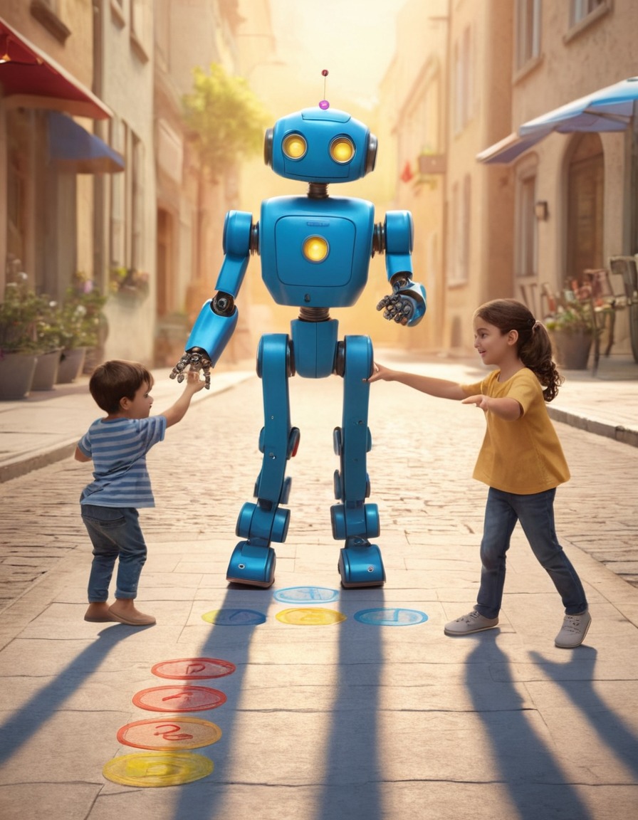 robot, children, playtime, interactive, technology, education, fun