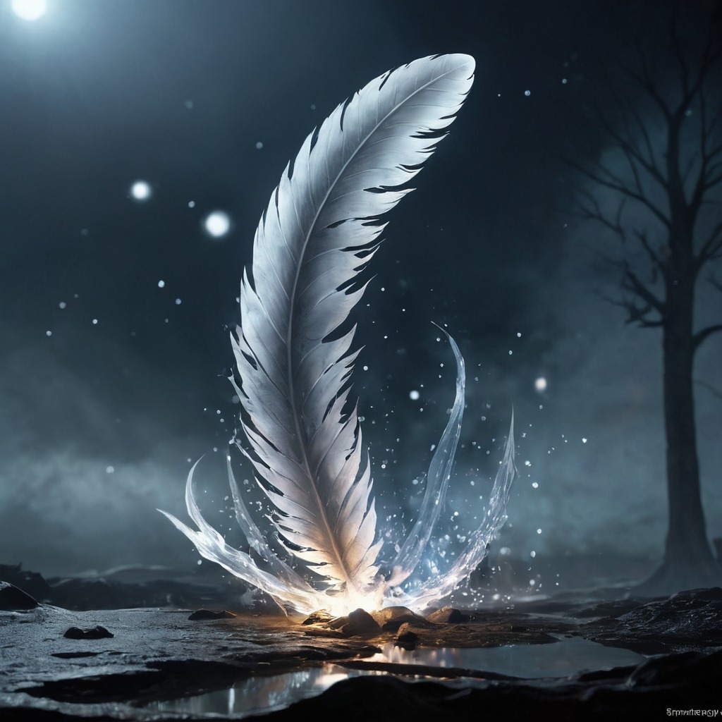 digitalart, magic, wallpaper, fantasyart, feathers