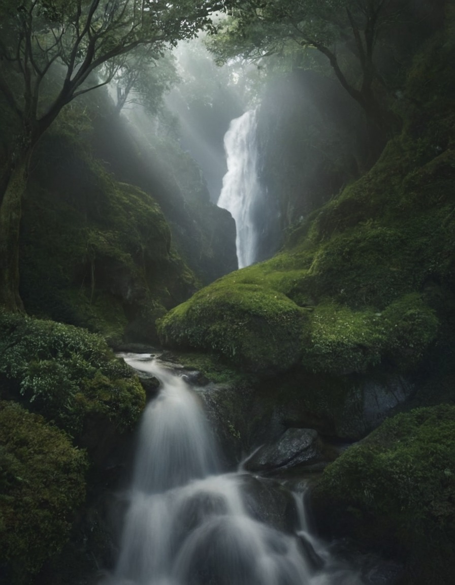 landscape, paradise, waterfall, nature, adventure, explore, travel, travelling, photography, gif, gifs, photographers on tumblr, aesthetic, cottagecore, fairycore, fairy, naturecore