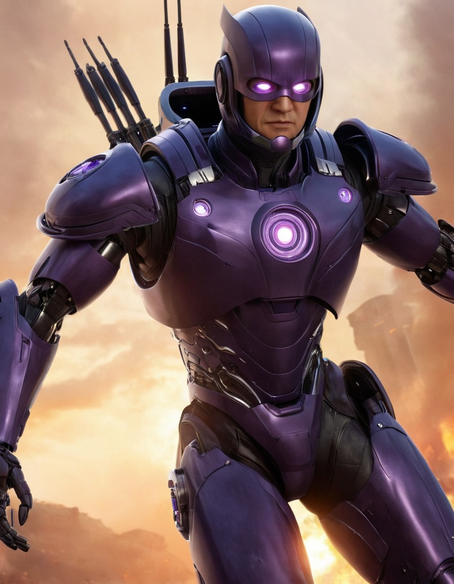 hawkeye, robot, marvel, superhero, ai, technological advancements