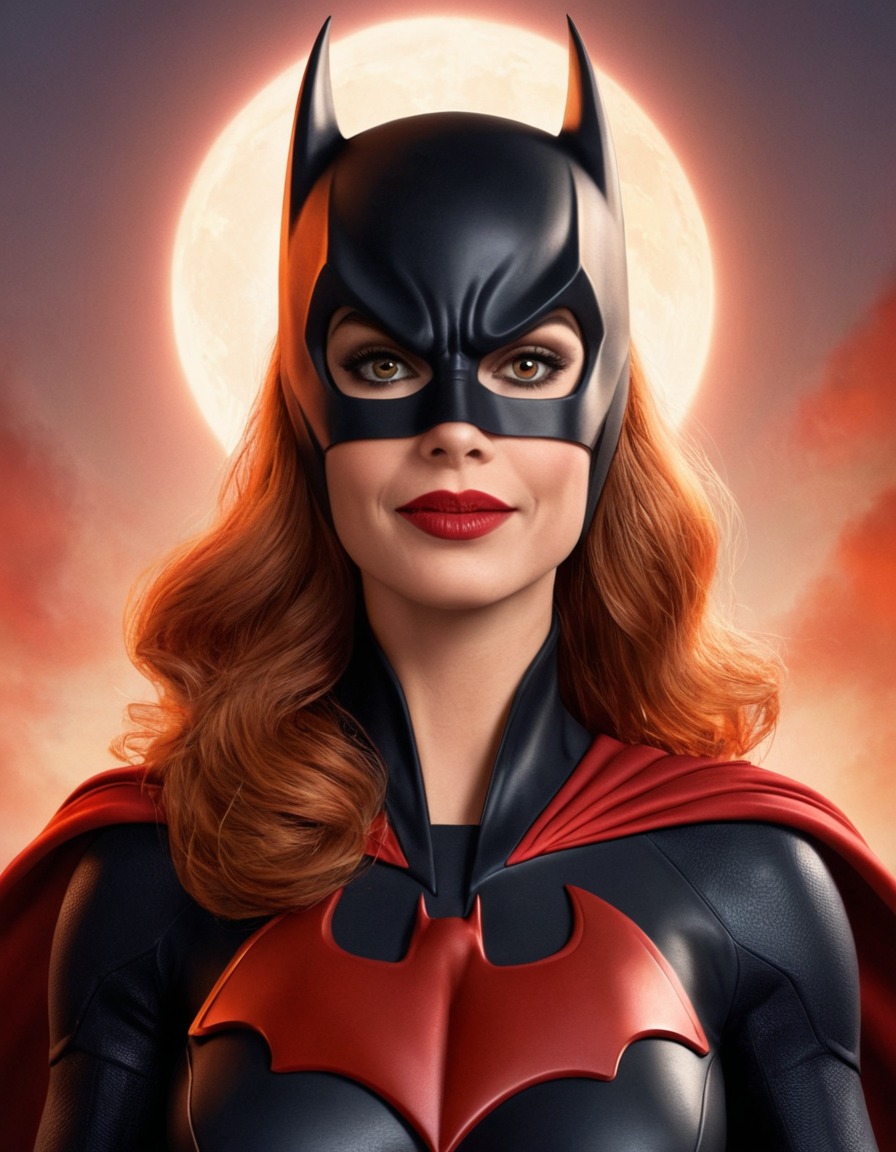 funny, caricature, batwoman, dc comics