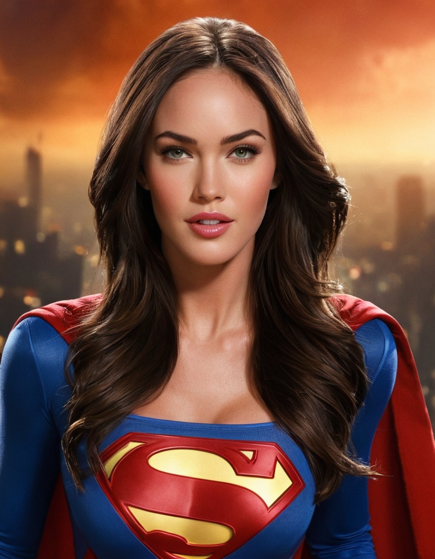 megan fox, supergirl, actress, dc comics, character, celebrity, superhero