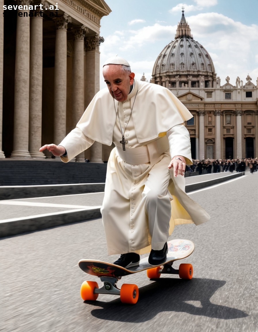 pope francis, skateboarding, vatican, religion, fun