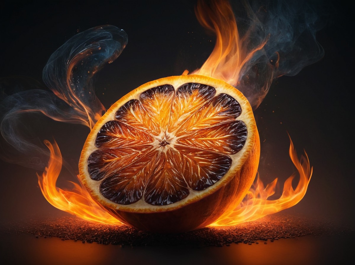 digitalart, magic, beautiful, burnt, burntorange, dailydeviation, epic, food, nature, orange, photoshop, smoke, fire